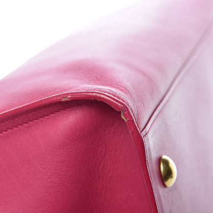 Saint Laurent Calfskin Medium Classic Y Cabas Fuchsia 11 of 19