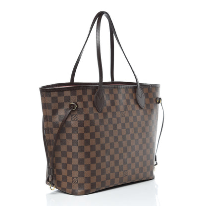 Louis Vuitton Damier Ebene Neo Neverfull MM Rose Ballerine 4 of 17