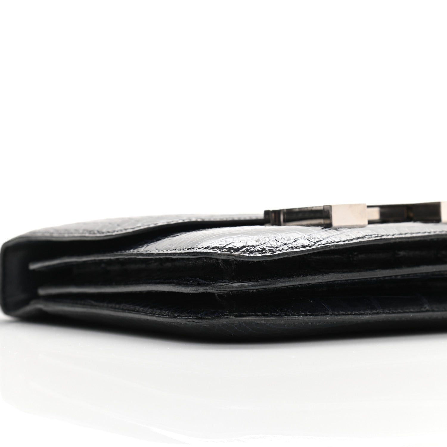 Hermes Shiny Alligator Constance 18 Bleu Marine 9 of 11