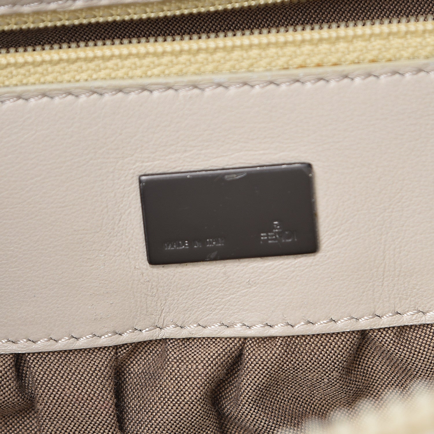 Fendi Lambskin To You Convertible Clutch Latte 7 of 13