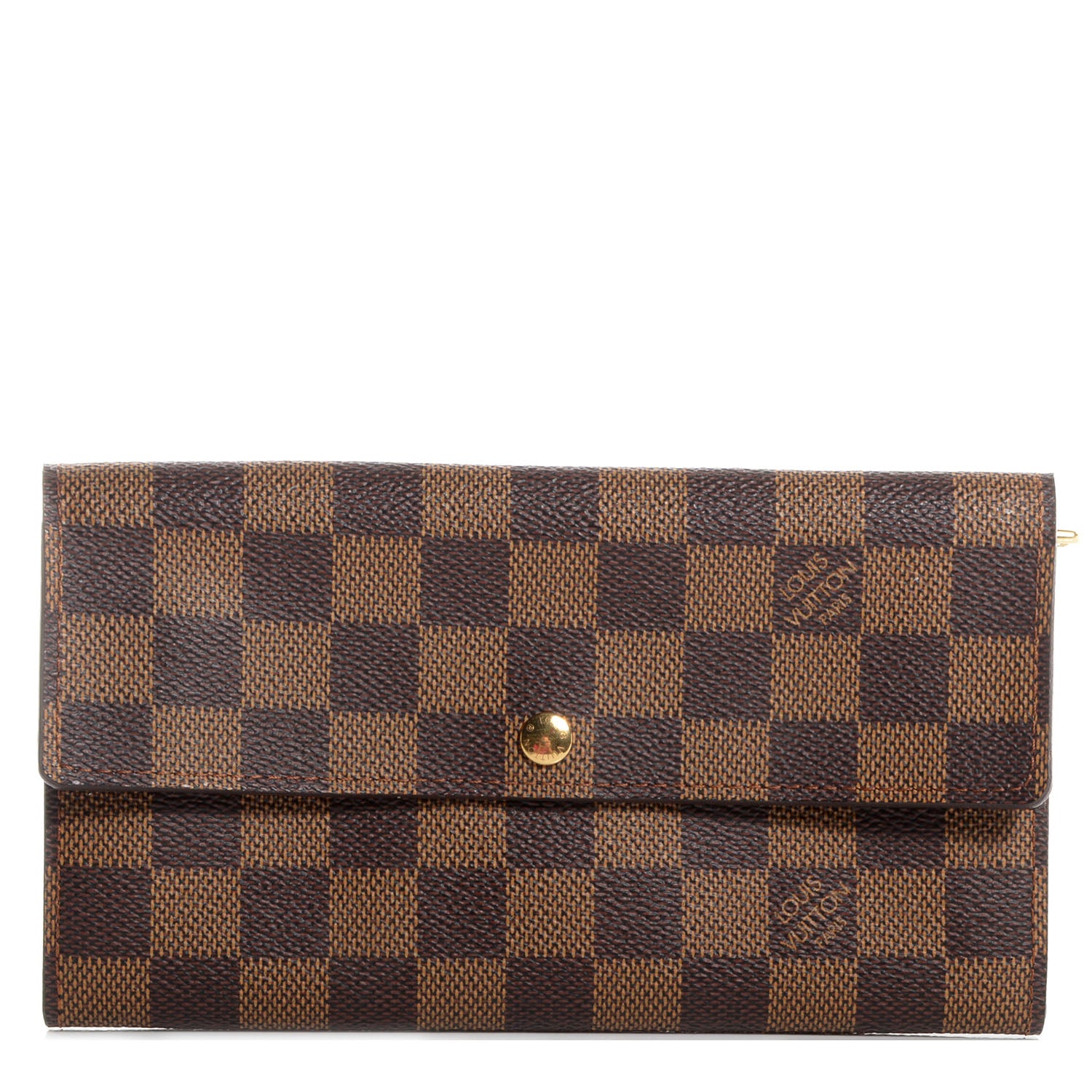 Louis Vuitton Damier Ebene Sarah Wallet 1 of 7