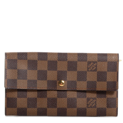 Louis Vuitton Damier Ebene Sarah Wallet 1 of 7