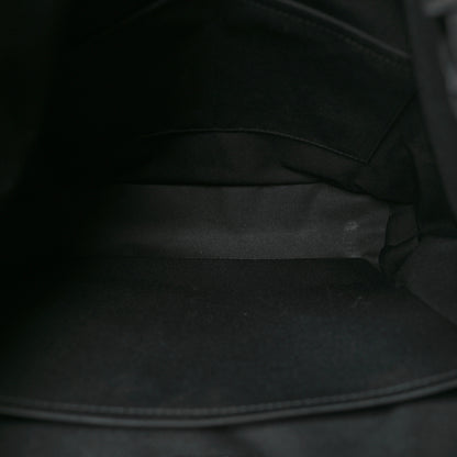 Louis Vuitton Shiny Calfskin Montsouris Cargo Backpack Black 5 of 9