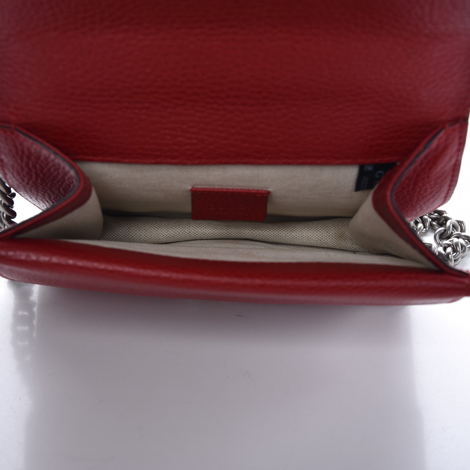Gucci Calfskin Mini Dionysus Shoulder Bag Hibiscus Red 5 of 7