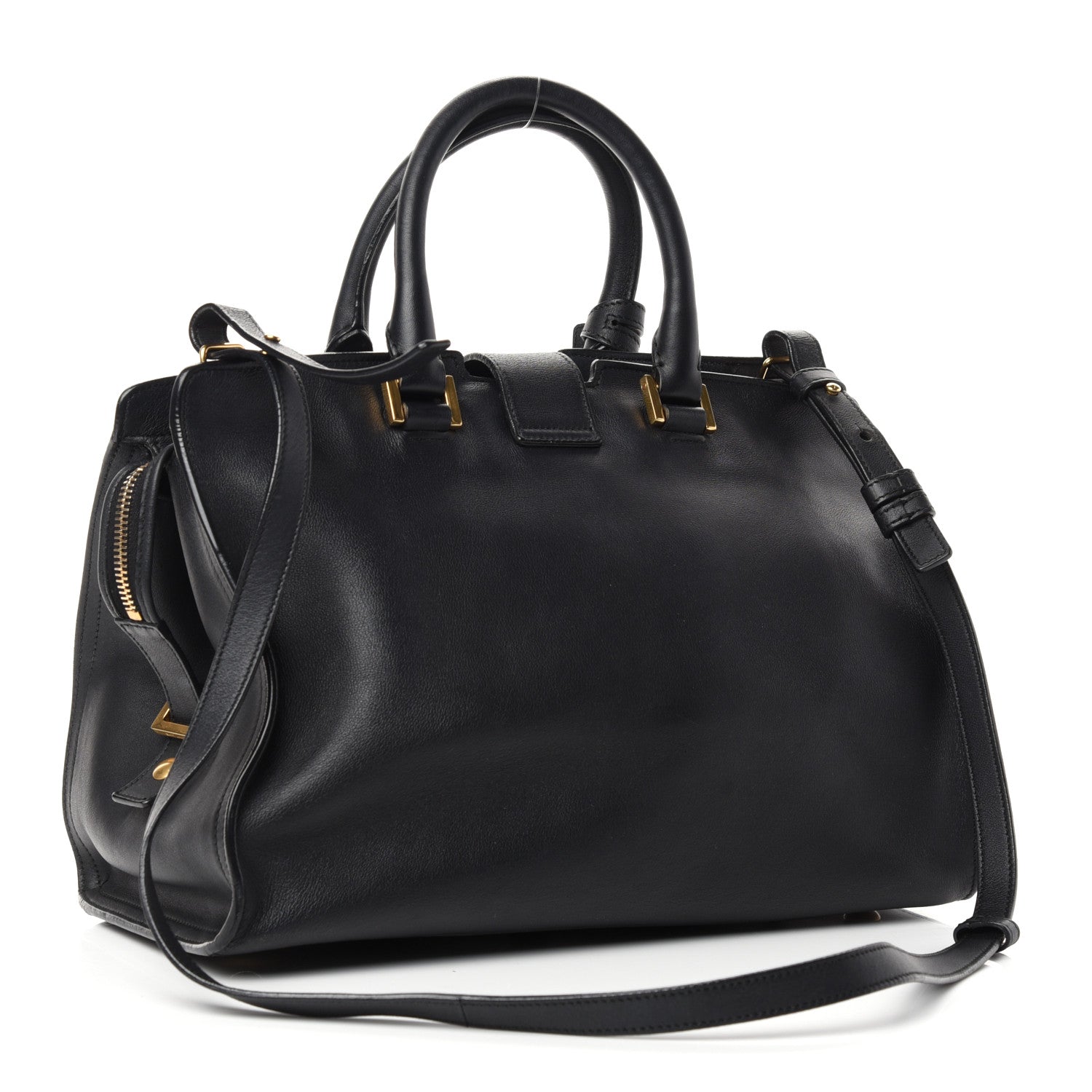 Saint Laurent Calfskin Small Classic Y Cabas Black 3 of 9