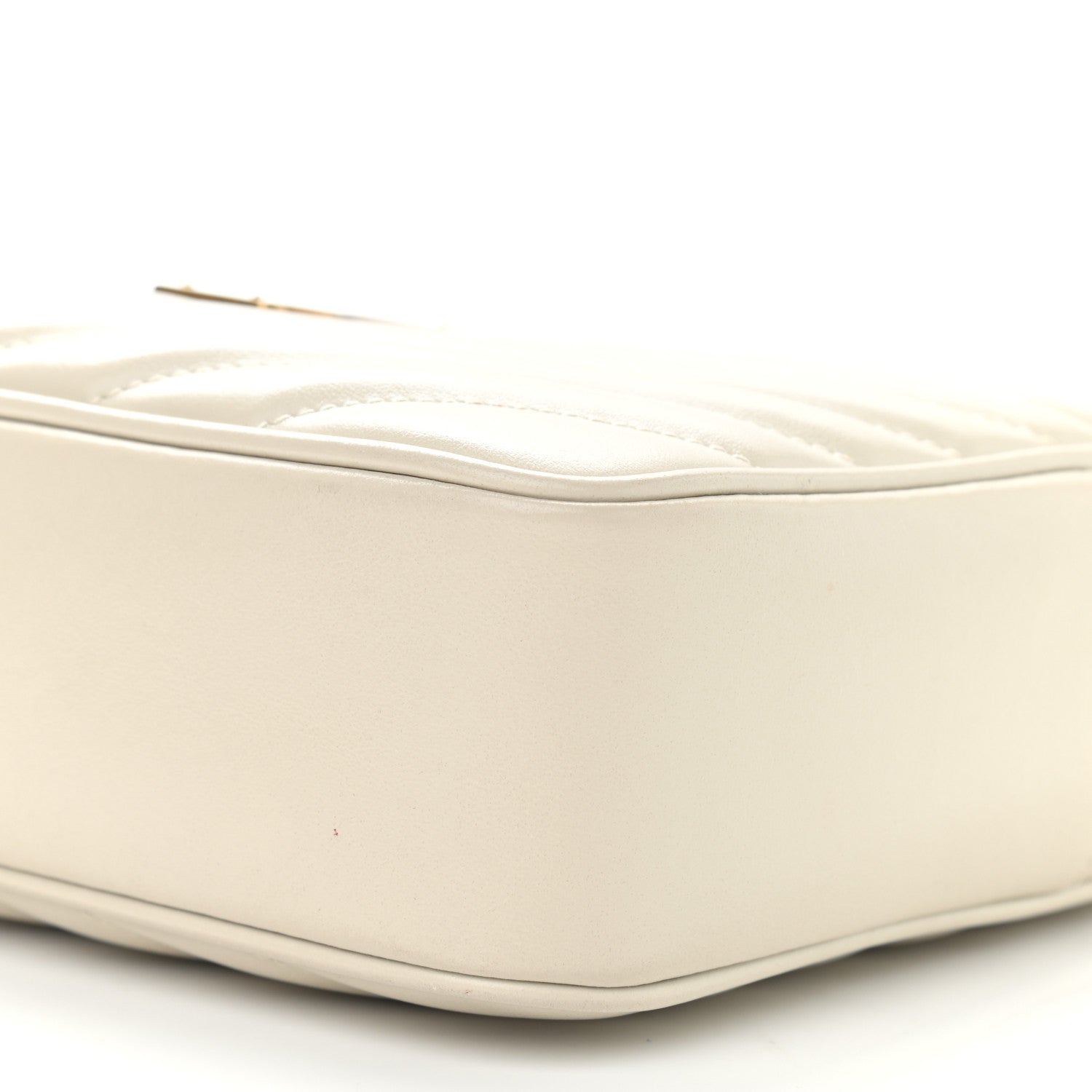 Saint Laurent Calfskin Matelasse Monogram Lou Camera Bag Crema Soft 9 of 12
