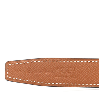 Hermes Swift Epsom 24mm Mini Constance H Belt 75 Black Gold 3 of 6