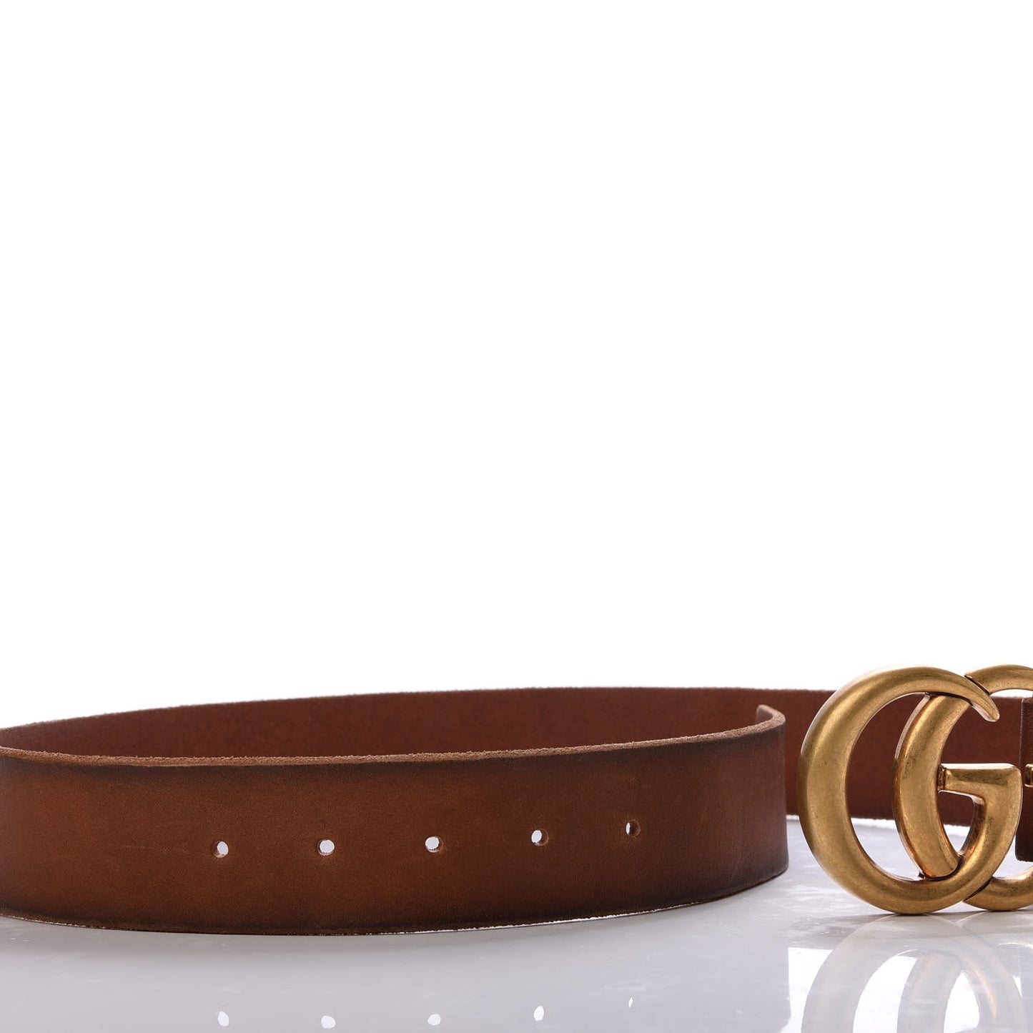 Faded Calfskin Double G 40mm Belt 75 30 Cuir