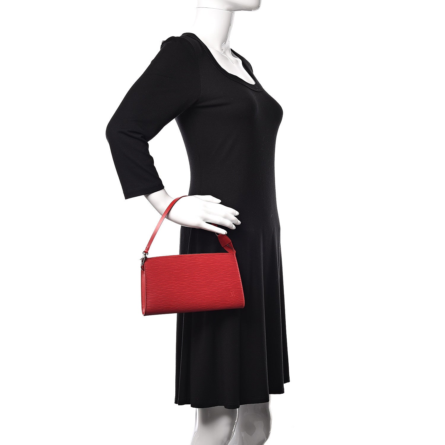 Louis Vuitton Epi Pochette Accessories 24 Rouge 3 of 11