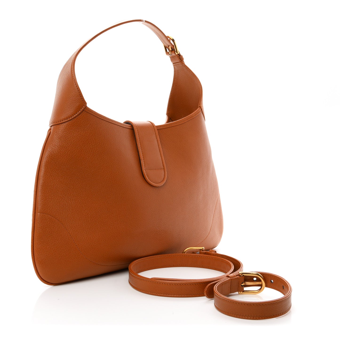 Goatskin Medium Aphrodite Shoulder Bag Tan