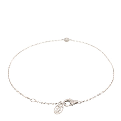 Cartier 18K White Gold Diamond XS D'Amour Bracelet 2 of 4