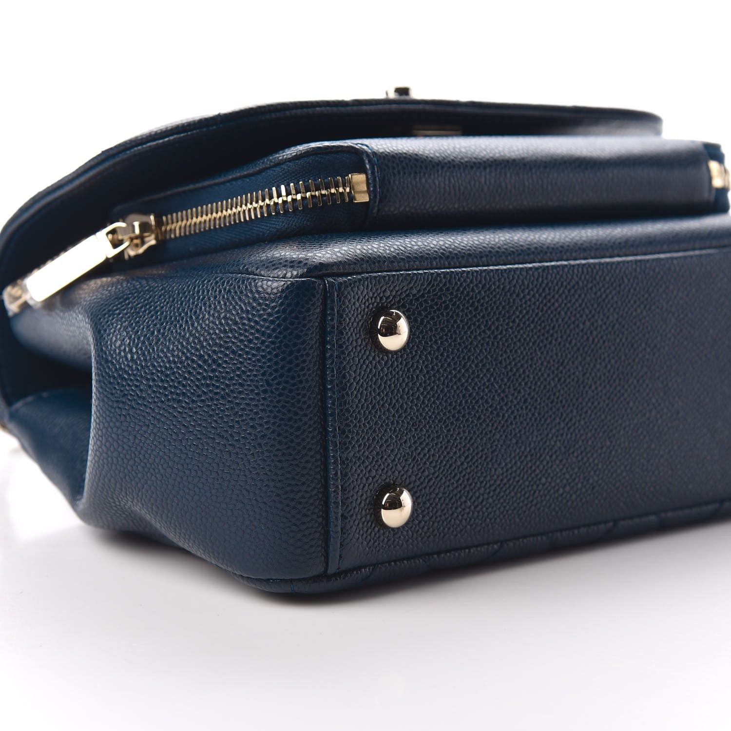 Chanel Caviar Quilted Small Business Affinity Flap Navy 6 of 8