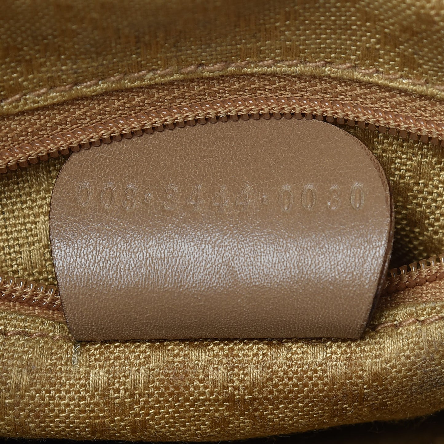 Calfskin Bamboo Mini Backpack Beige