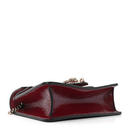 Gucci Crinkled Patent Mini Dionysus Shoulder Bag Rosso Ancora Red 4 of 10