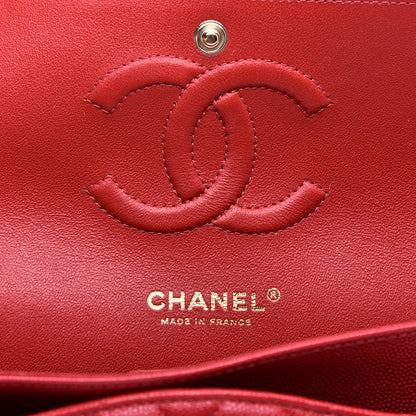 Chanel Caviar Quilted Medium Double Flap Red 8 of 11