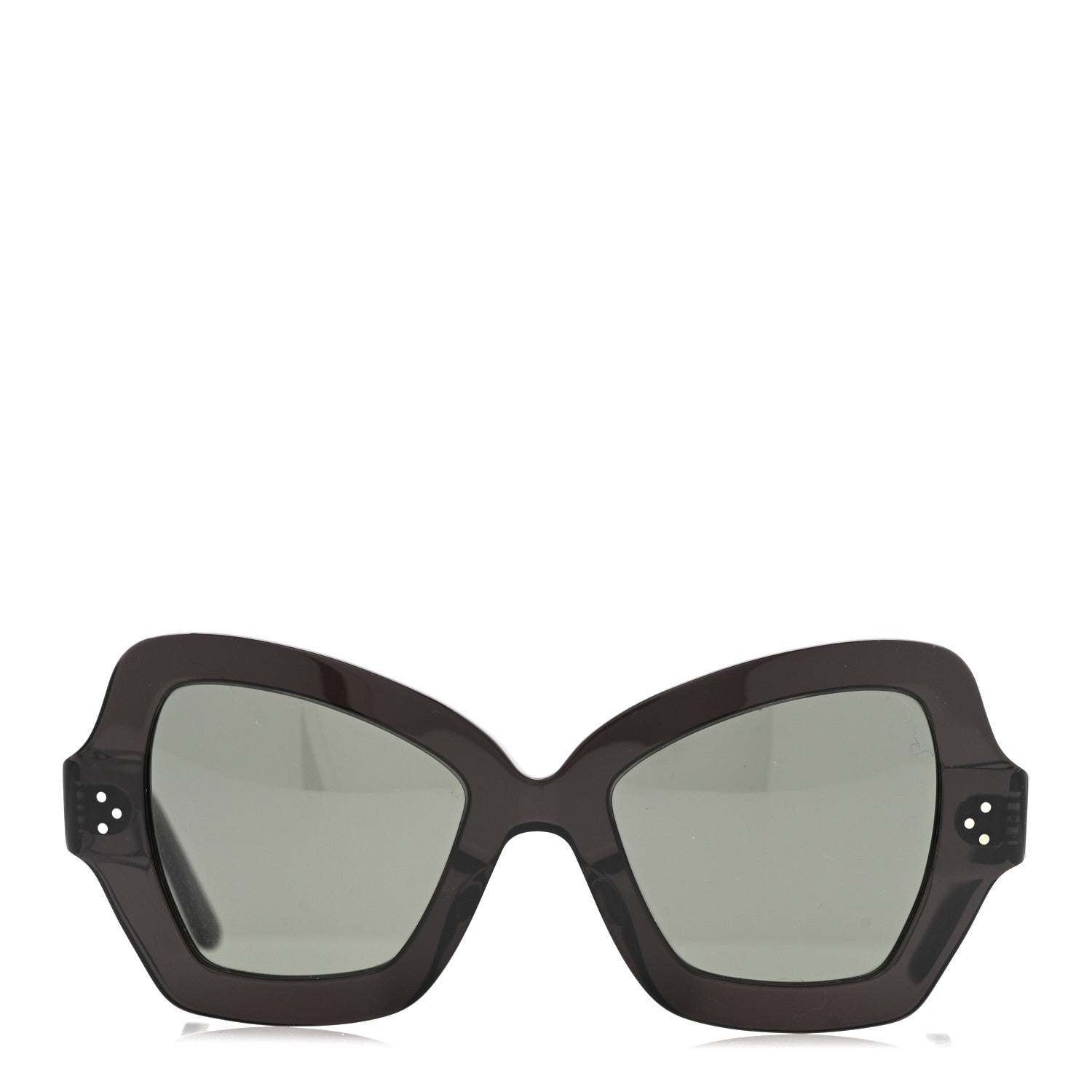 Celine Acetate Butterfly Sunglasses CL 40067I Black 2 of 7