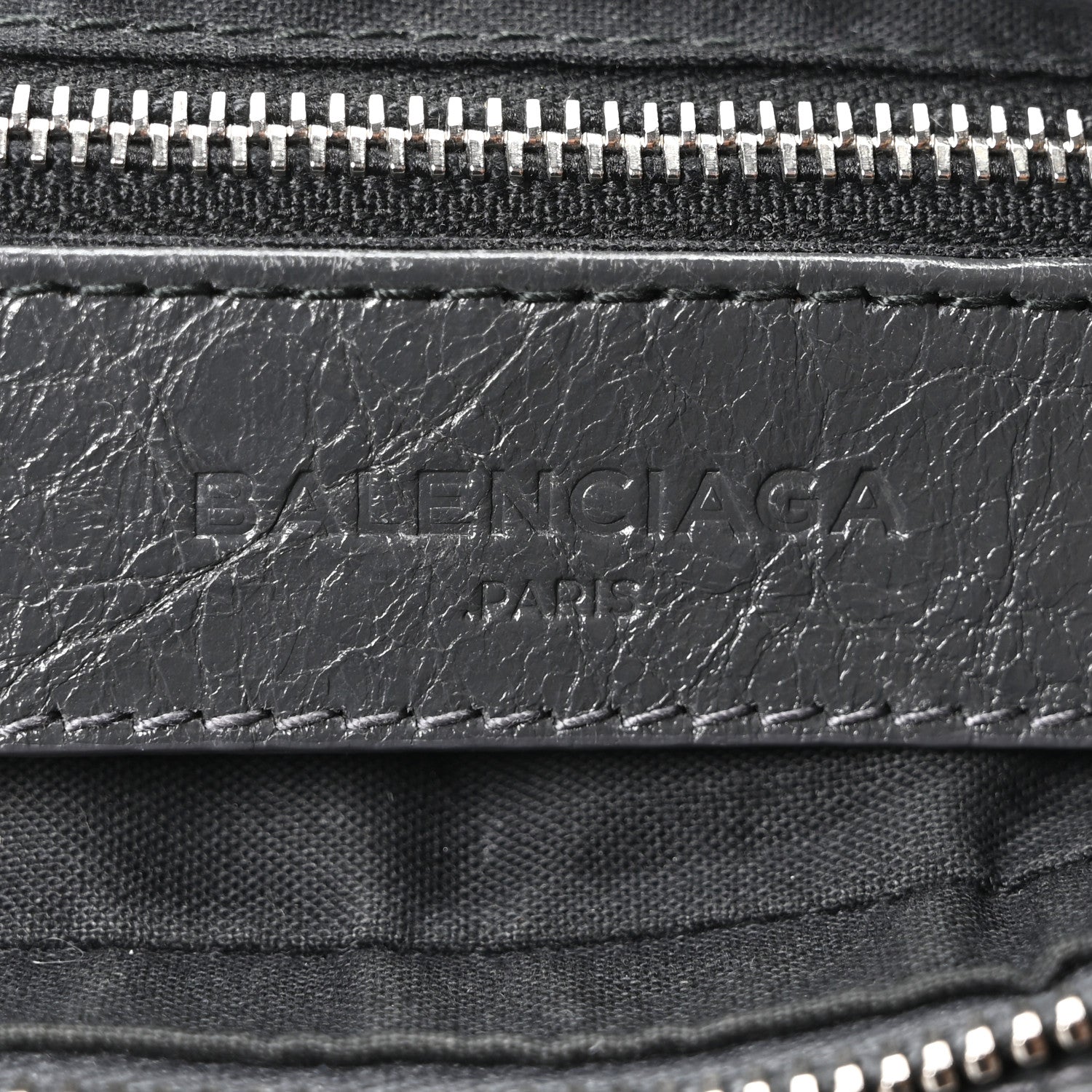 Balenciaga Agneau Classic Silver Hardware Hip Anthracite 7 of 11