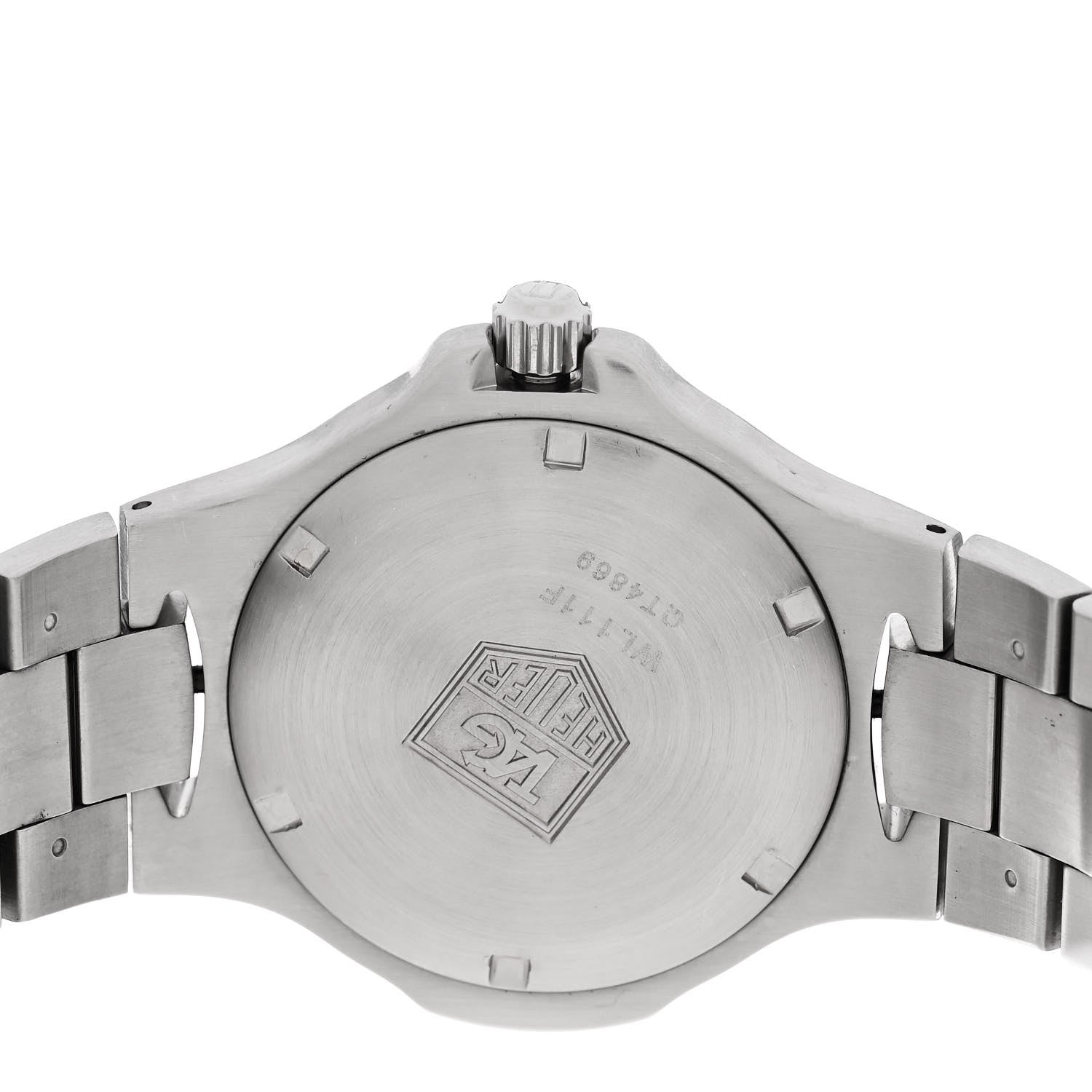 Tag Heuer Stainless Steel 39mm Kirium Quartz Watch Blue WL111F 4 of 4