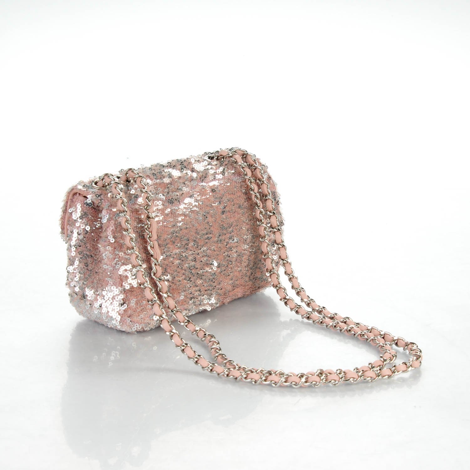 Chanel Sequin Mini Flap Pink 3 of 7