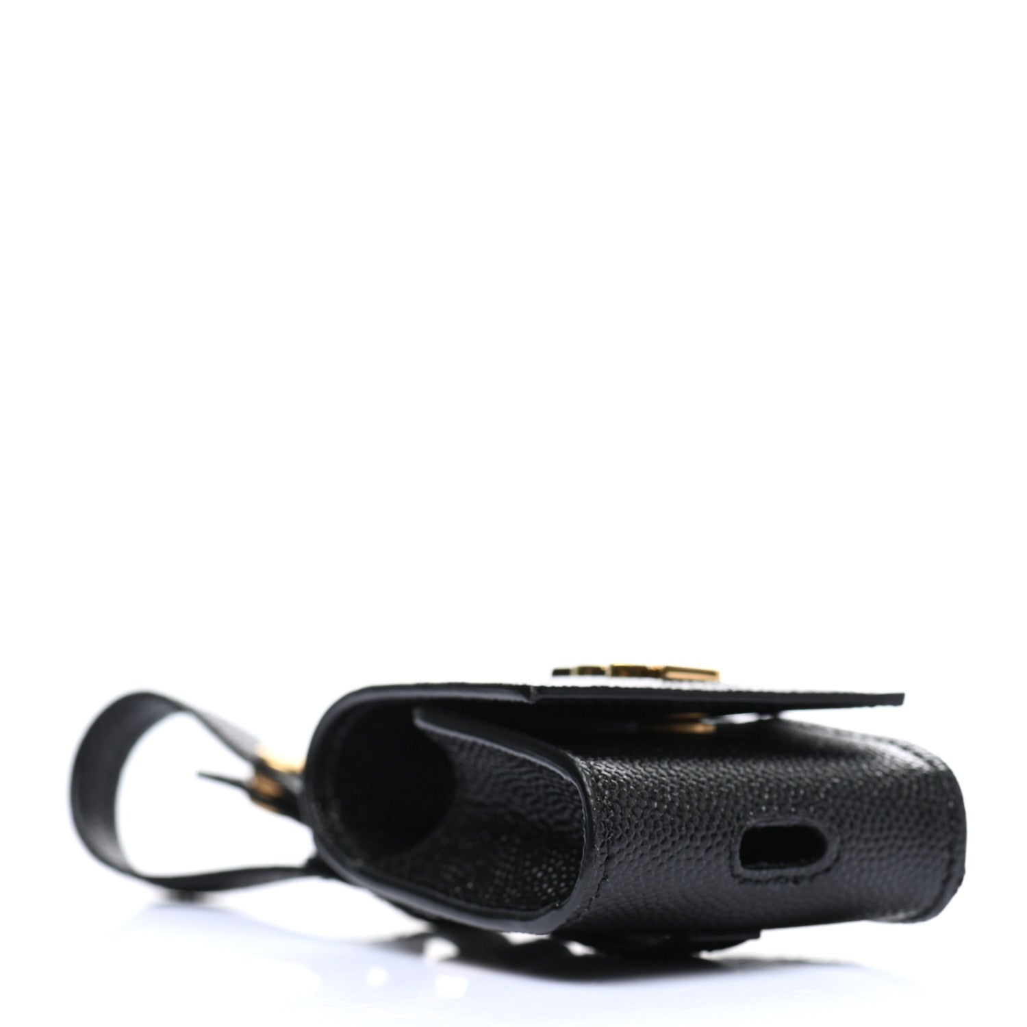Saint Laurent Grain De Poudre Monogram Airpods Case Black 4 of 8