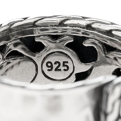 John Hardy Sterling Silver Palu Hammered Ring 50 5.5 5 of 5