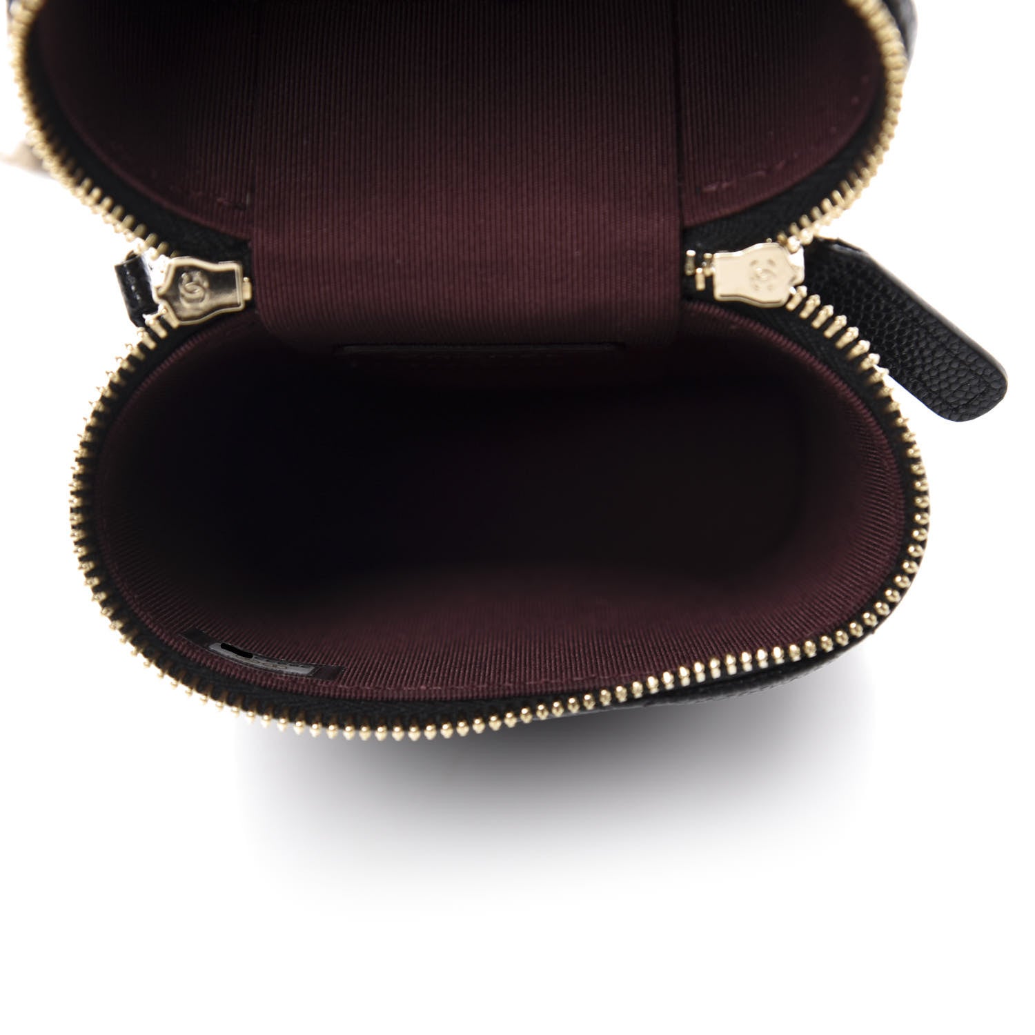 Chanel Caviar Quilted Phone Holder With Chain Black 5 of 11