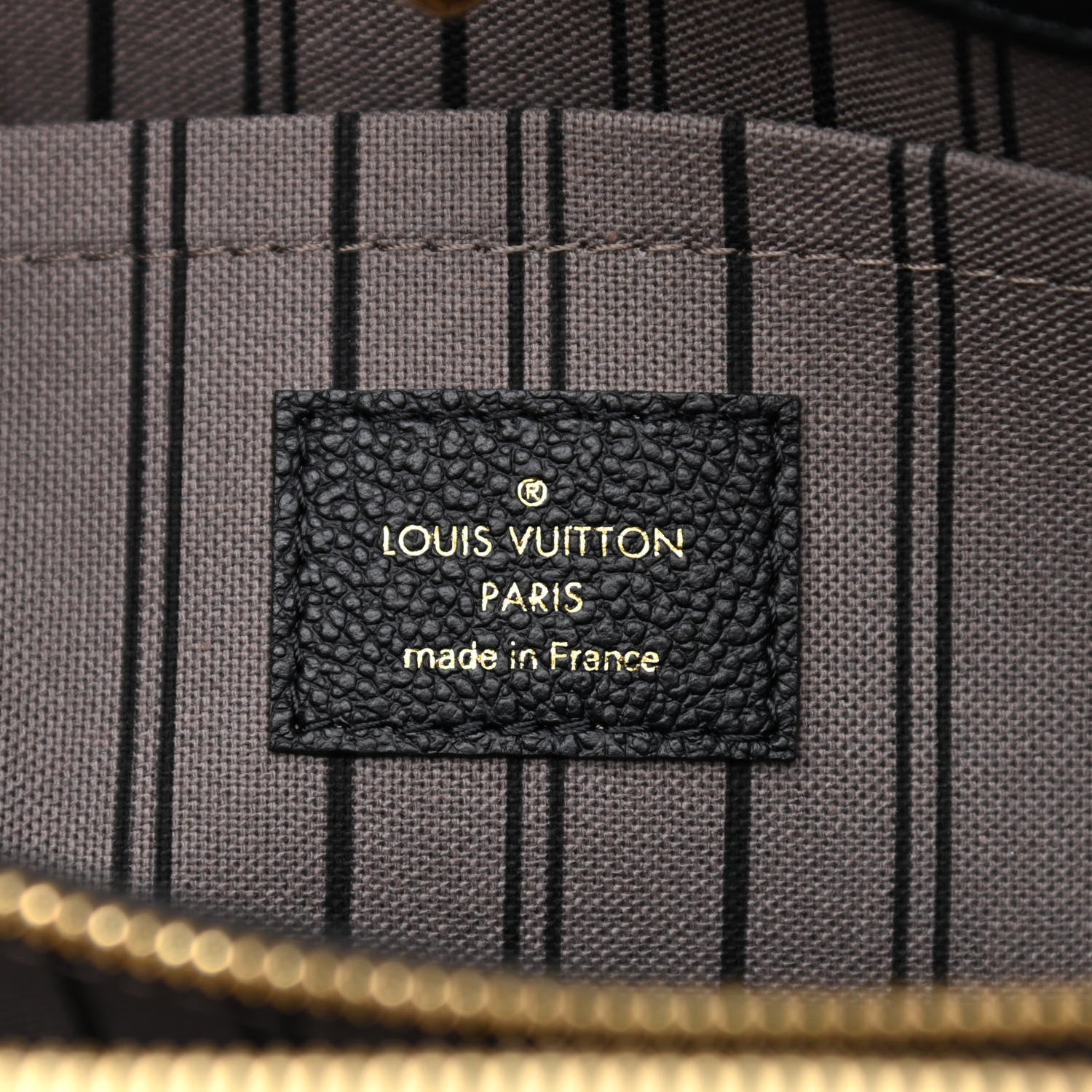 Louis Vuitton Empreinte Montaigne MM Black 5 of 7