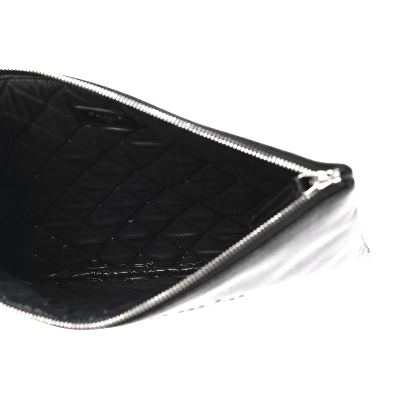 Chanel Caviar Studded Medium Deauville Pouch Black 5 of 10