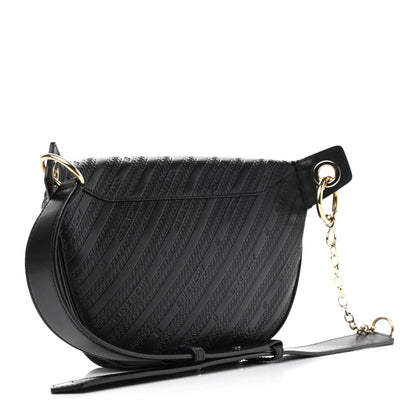 Givenchy Calfskin Chain Embossed Bond Belt Bag Black 2 of 11