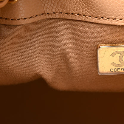 Chanel Caviar Quilted Small Chanel 25 Handbag Dark Beige 7 of 10