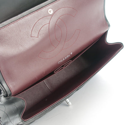 Chanel Lambskin Quilted Jumbo Double Flap Black 6 of 8