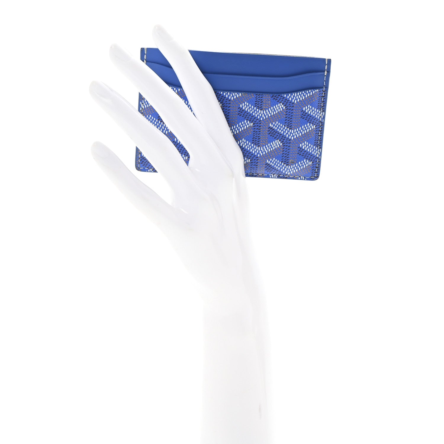 Goyard Goyardine Saint Sulpice Card Holder Sky Blue 2 of 7