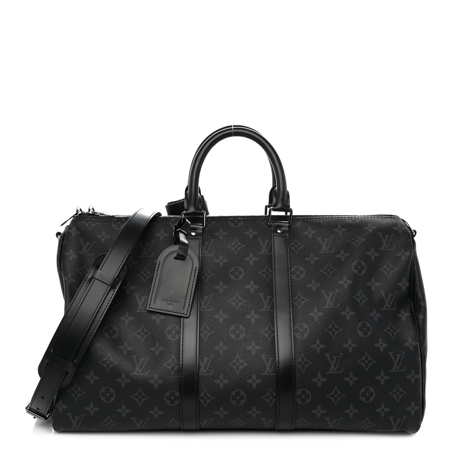 Louis Vuitton Monogram Eclipse Keepall Bandouliere 45 1 of 9