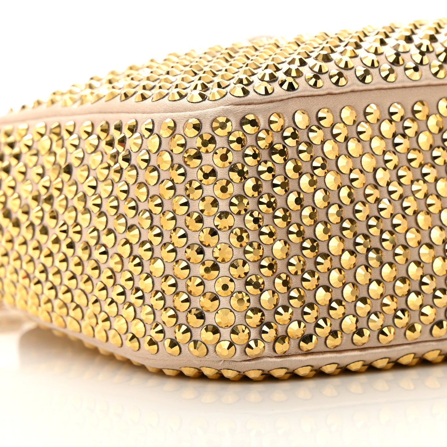 Satin Crystal Re-Edition 2005 Shoulder Bag Platino