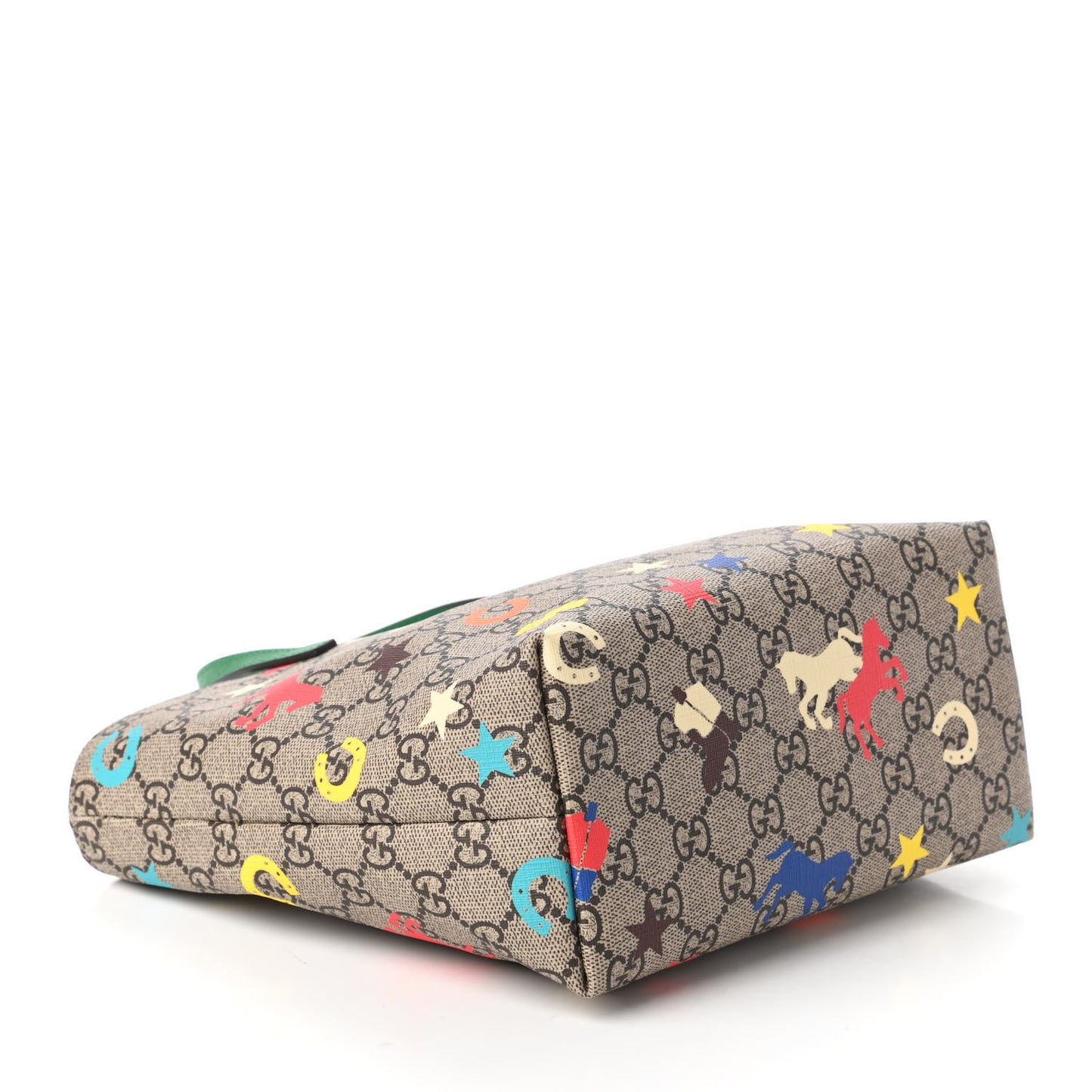 GG Supreme Monogram Kids Ranch Tote Beige
