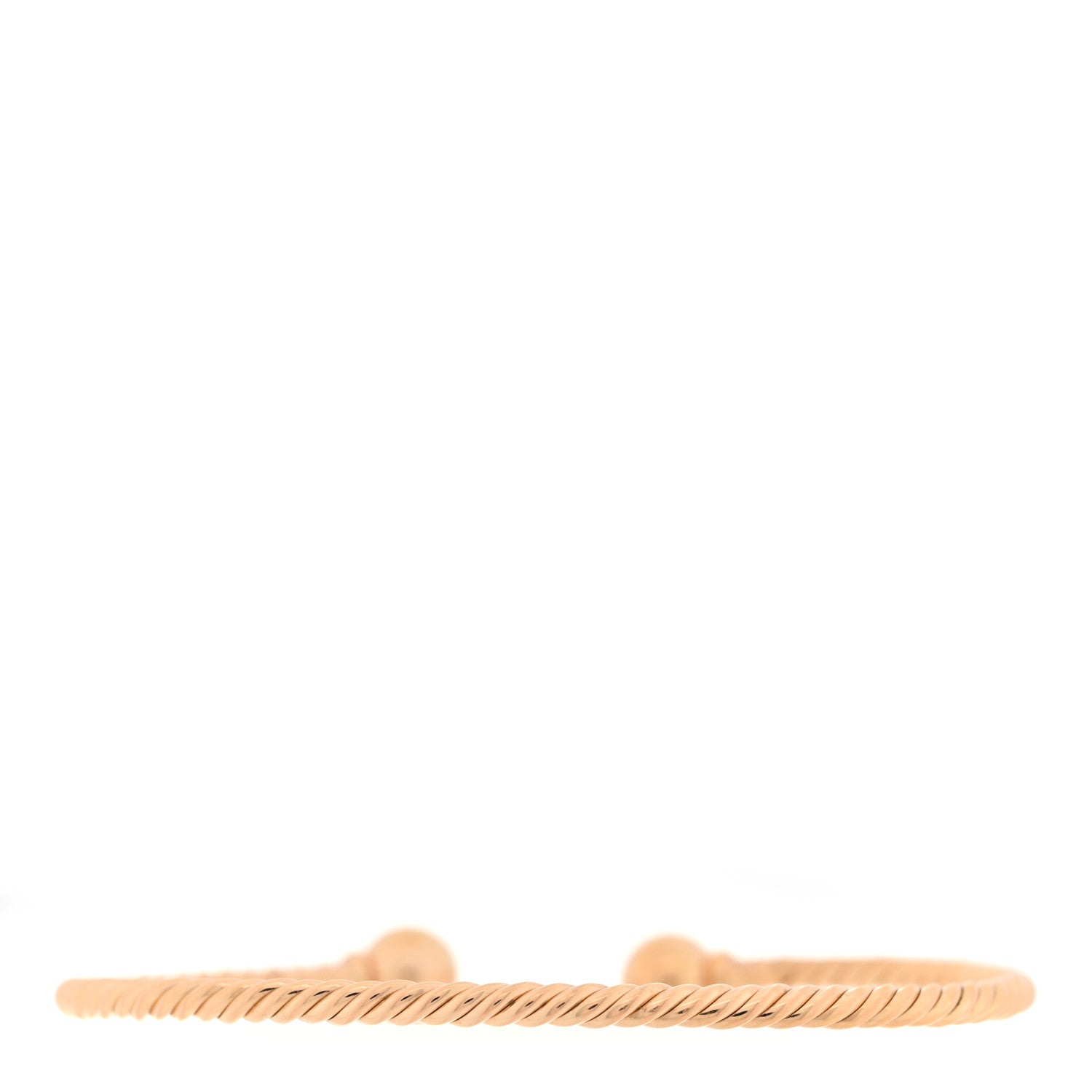 David Yurman 18K Rose Gold 7mm Solari Bracelet 2 of 4