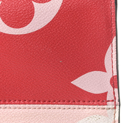 Louis Vuitton Monogram Giant Onthego GM Rouge Rose 9 of 12