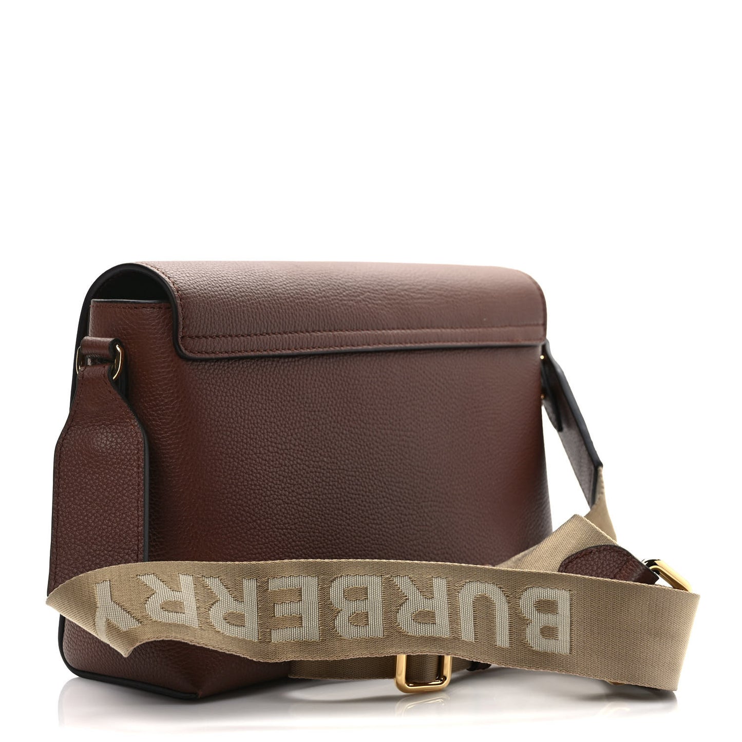 Calfskin Vintage Check Note Crossbody Bag Tan