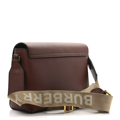 Burberry Calfskin Vintage Check Note Crossbody Bag Tan 3 of 8