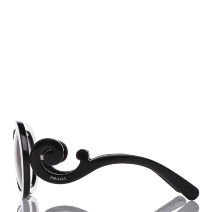 Prada Baroque Sunglasses SPR 27N Black 3 of 7