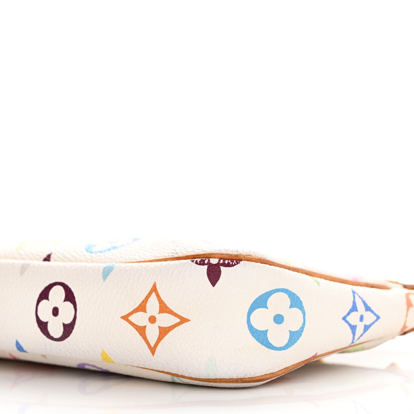 Monogram Multicolor Pochette Accessories White