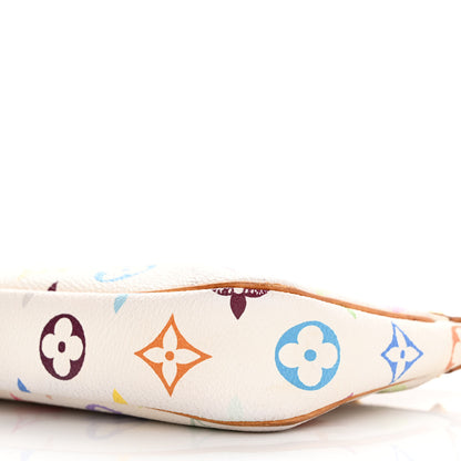 Louis Vuitton Monogram Multicolor Pochette Accessories White 10 of 16