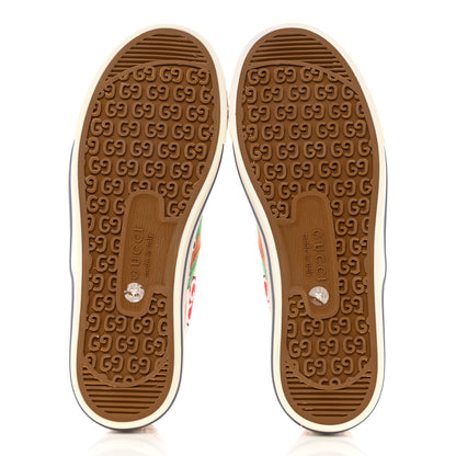 Gucci Canvas Web GG Apple Womens 1977 Tennis Sneakers 36 Ivory Red Mystic White New Shamarock 5 of 8