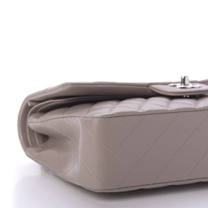 Chanel Caviar Quilted Medium Double Flap Beige 6 of 10