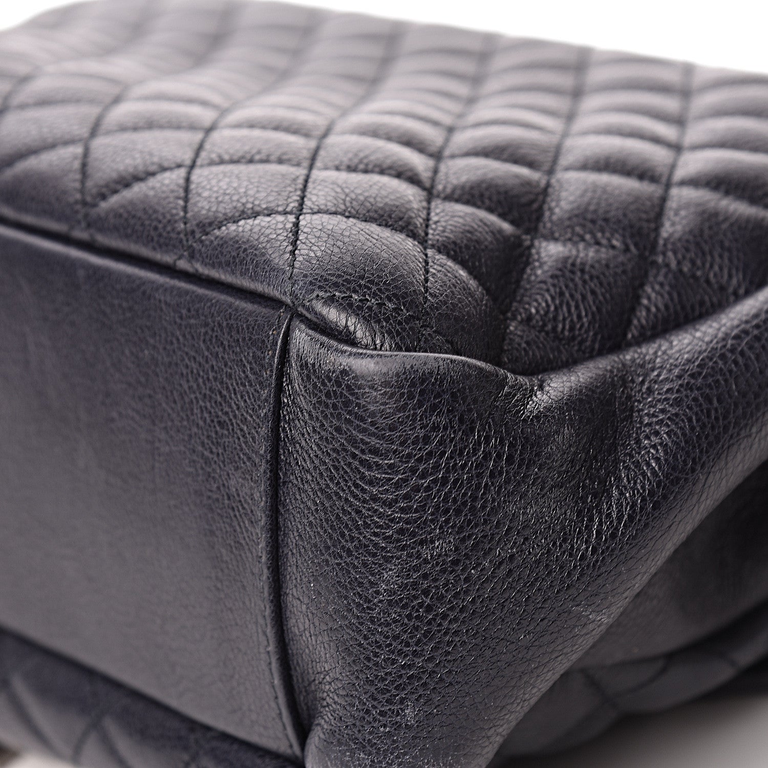 Saint Laurent Calfskin Mixed Matelasse Triquilt Large Monogram Envelope Satchel Deep Marine 18 of 25