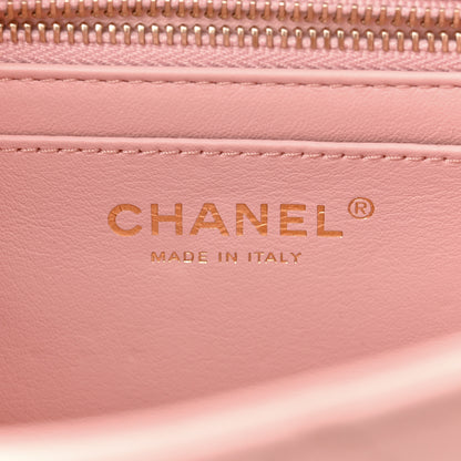 Chanel Lambskin Quilted Small Sweet Camellia Flap Light Pink 6 of 10
