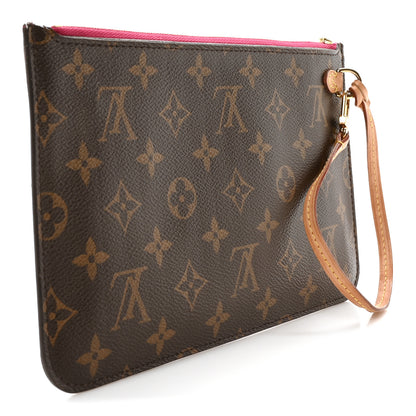 Louis Vuitton Monogram Neverfull MM GM Pochette Pivoine 3 of 10