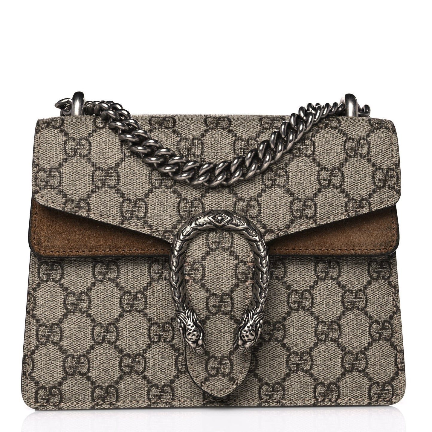 GG Supreme Monogram Mini Dionysus Shoulder Bag Taupe