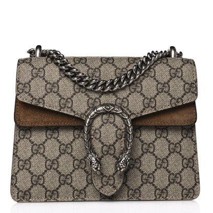 Gucci GG Supreme Monogram Mini Dionysus Shoulder Bag Taupe 1 of 10