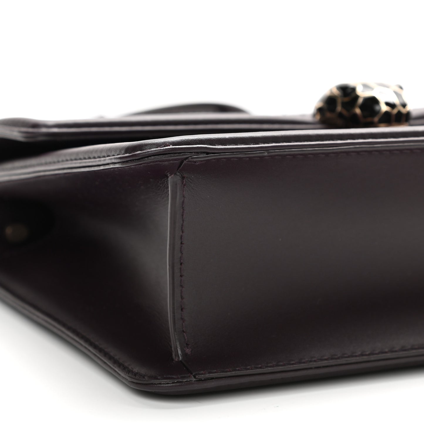 Quilted Nappa Smooth Calfskin Serpenti Forever Diamond Blast Shoulder Bag Plum